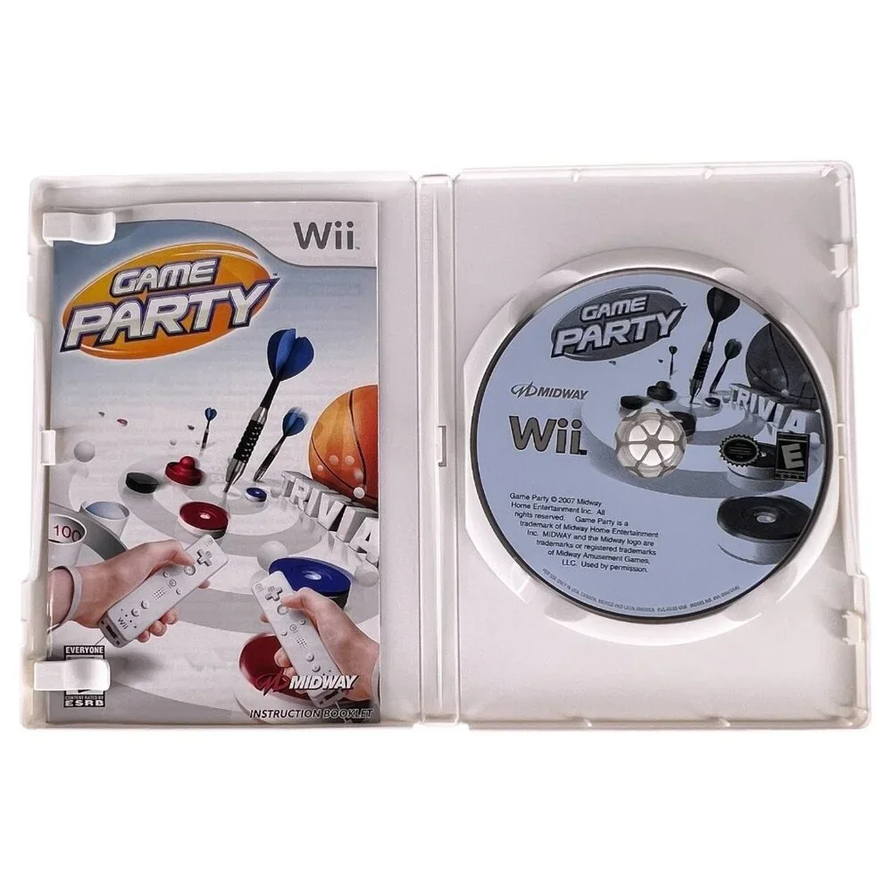 Nintendo Wii‎ Game Party Video Game Complete With Case & Manual Tested Working